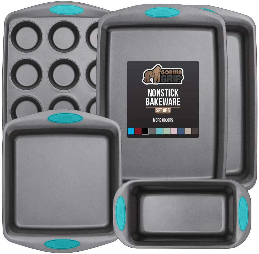 Skørter | Multipack Gorilla Grip Bakeware Sets, Nonstick, Heavy Duty Carbon Steel