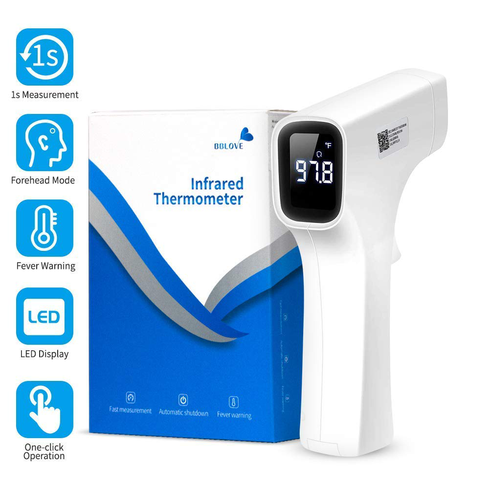 Skørter | BBLove Non-Contact Infrared Forehead Digital Thermometer for Adults, Babies, Kids, Teenagers