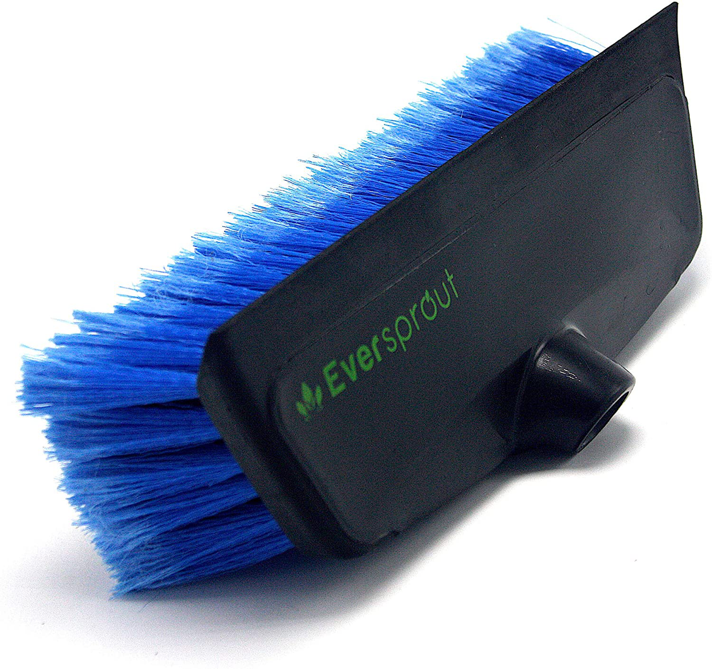 Skorter | Eversprout 1.5-to-3.5 Foot Scrubber Brush | Built-in Rubber Bumper | Lightweight Extendable Handle | Soft Bristles Wash Car, Vehicle, Boat, Solar Panel, Deck | No Scratch Brush