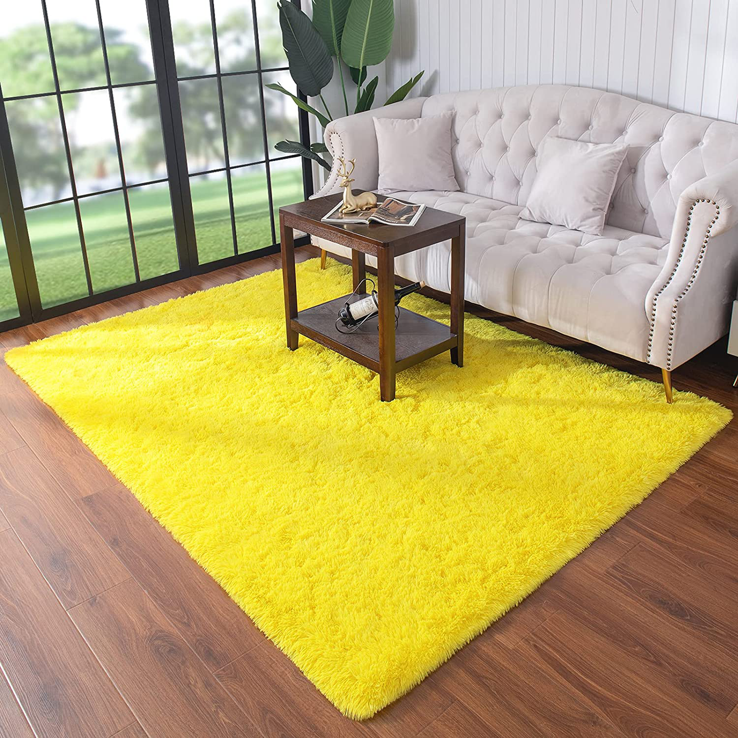 Skørter | LOCHAS Ultra Soft Indoor Modern Area Rugs Fluffy Living Room Carpets for Children Bedroom Home Decor Nursery Rug 6x9 Feet, Pink