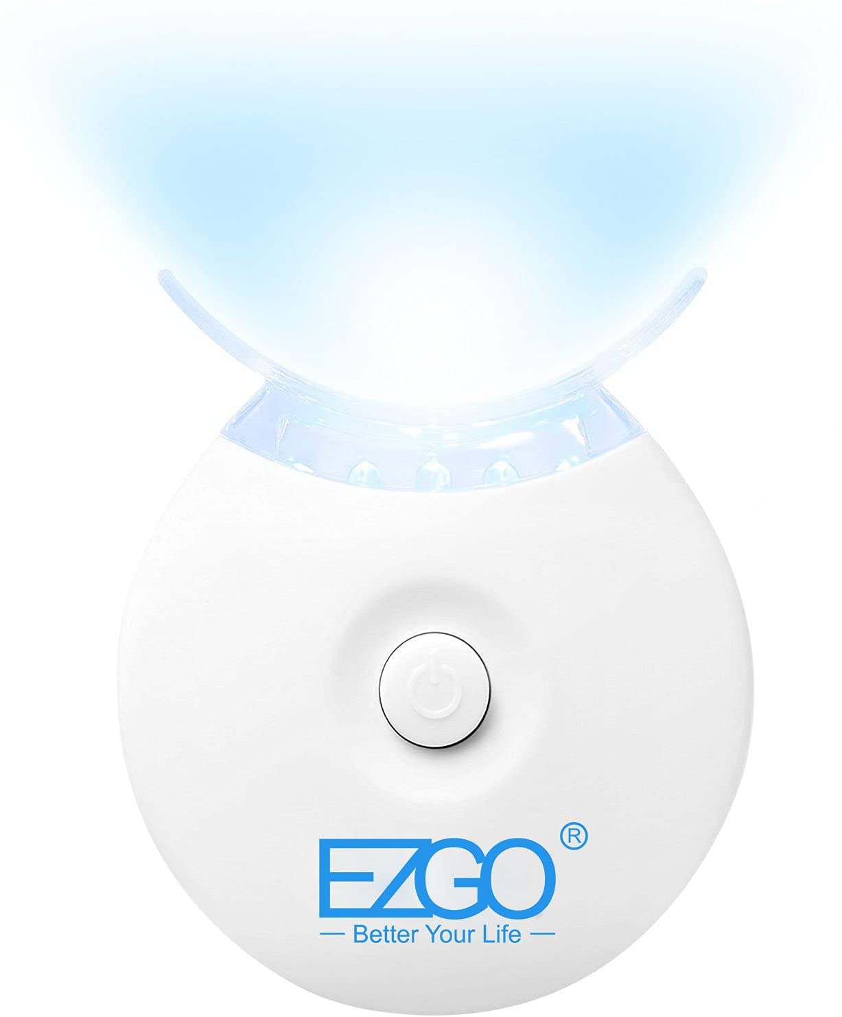 Skorter | Ezgo Teeth Whitening LED Accelerator Light, 5 X LED Light Whitens Teeth Faster, Works with Whitening Gel, Whitening Tray or White Strips
