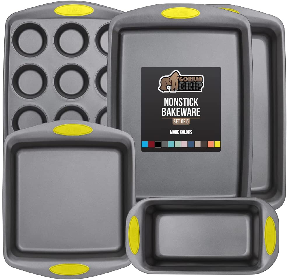 Skørter | Multipack Gorilla Grip Bakeware Sets, Nonstick, Heavy Duty Carbon Steel