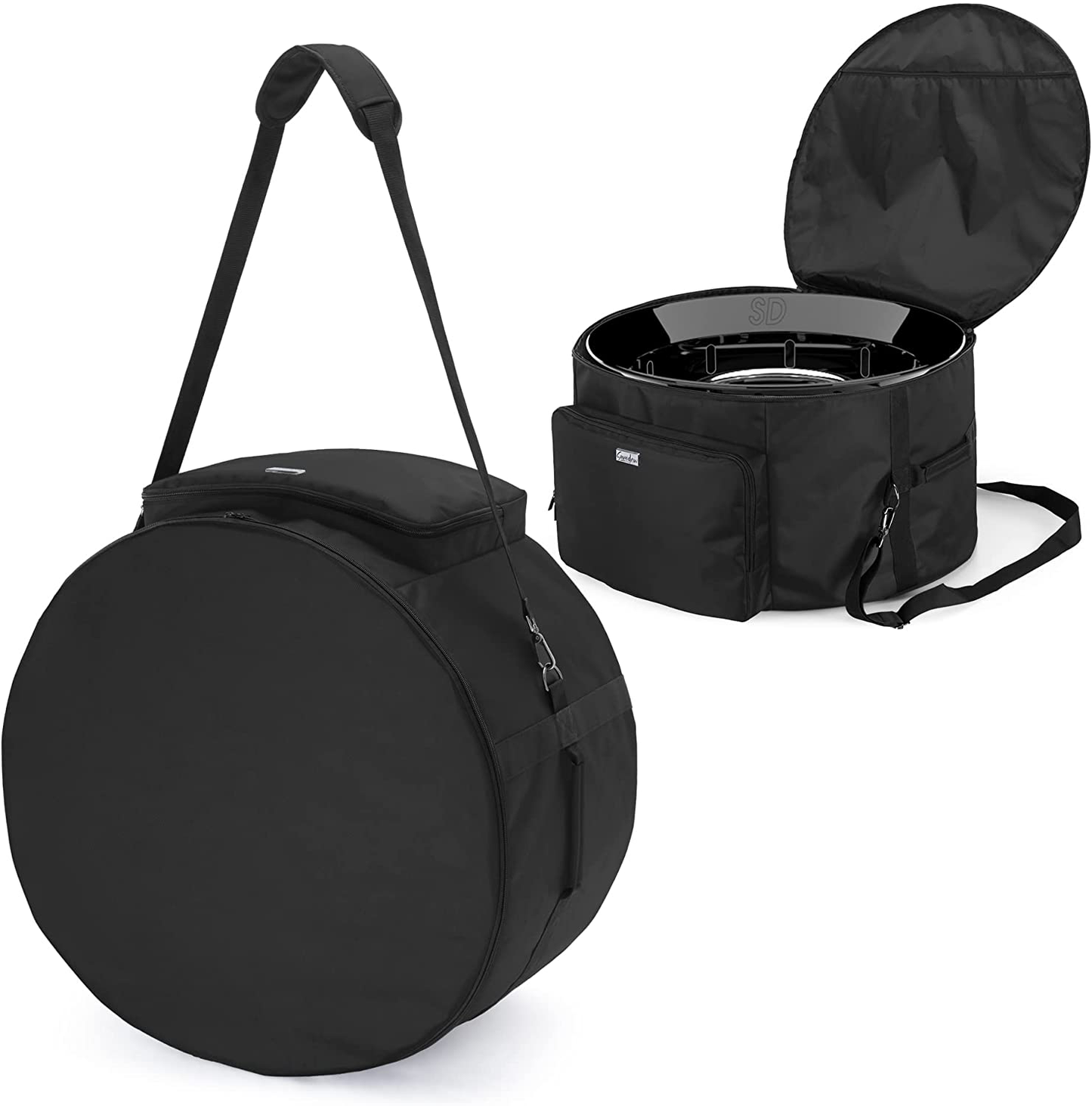 Skørter | SAMDEW 24-inch outdoor fire pit bag compatible with Outland Firebowl model 883 885, Firebowl travel carry axe for 24-inch diameter propane gas fire pit, black, bag only
