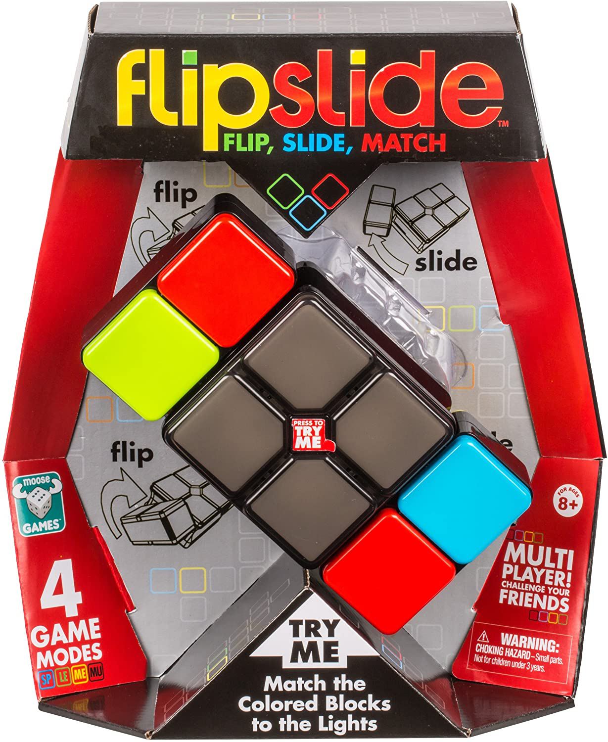 Skorter | Flipslide Game, Electronic Handheld Game | Twist, Joy and Match the Colors to Beat the Clock - 4 Game Modes - Multiplayer Fun