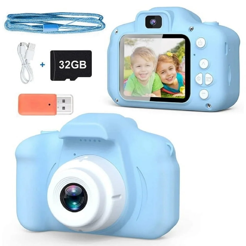 Skørter | Kids 1080P HD 20MP Digital Camera with 32GB SD card