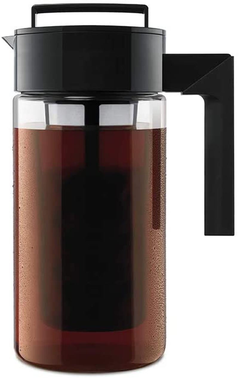 Skørter | TAKEYA Patented Deluxe Cold Brew Coffee Maker, One Quart, Black