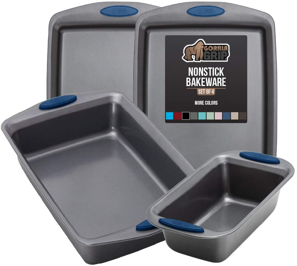 Skørter | Multipack Gorilla Grip Bakeware Sets, Nonstick, Heavy Duty Carbon Steel