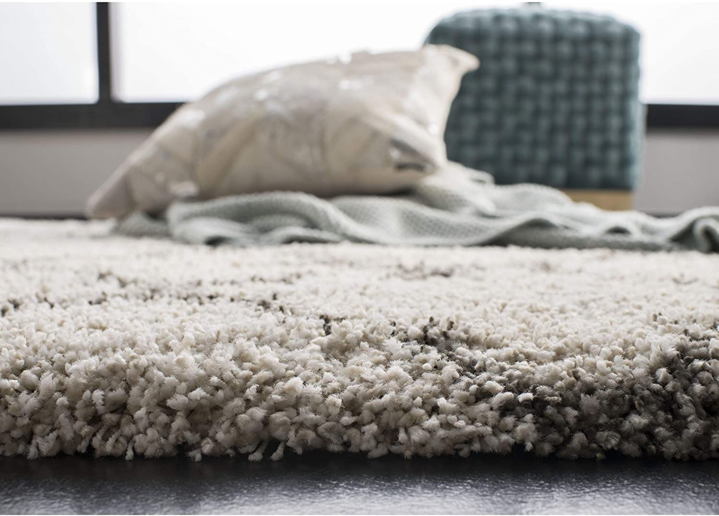Skørter | SAFAVIEH Hudson Shag Collection SGH282L Moroccan Trellis Non-Shedding Living Room Bedroom Dining Room Entrance Plush 2-Inch Thick Accent Rug, 2' x 3', Slate Blue / Ivory