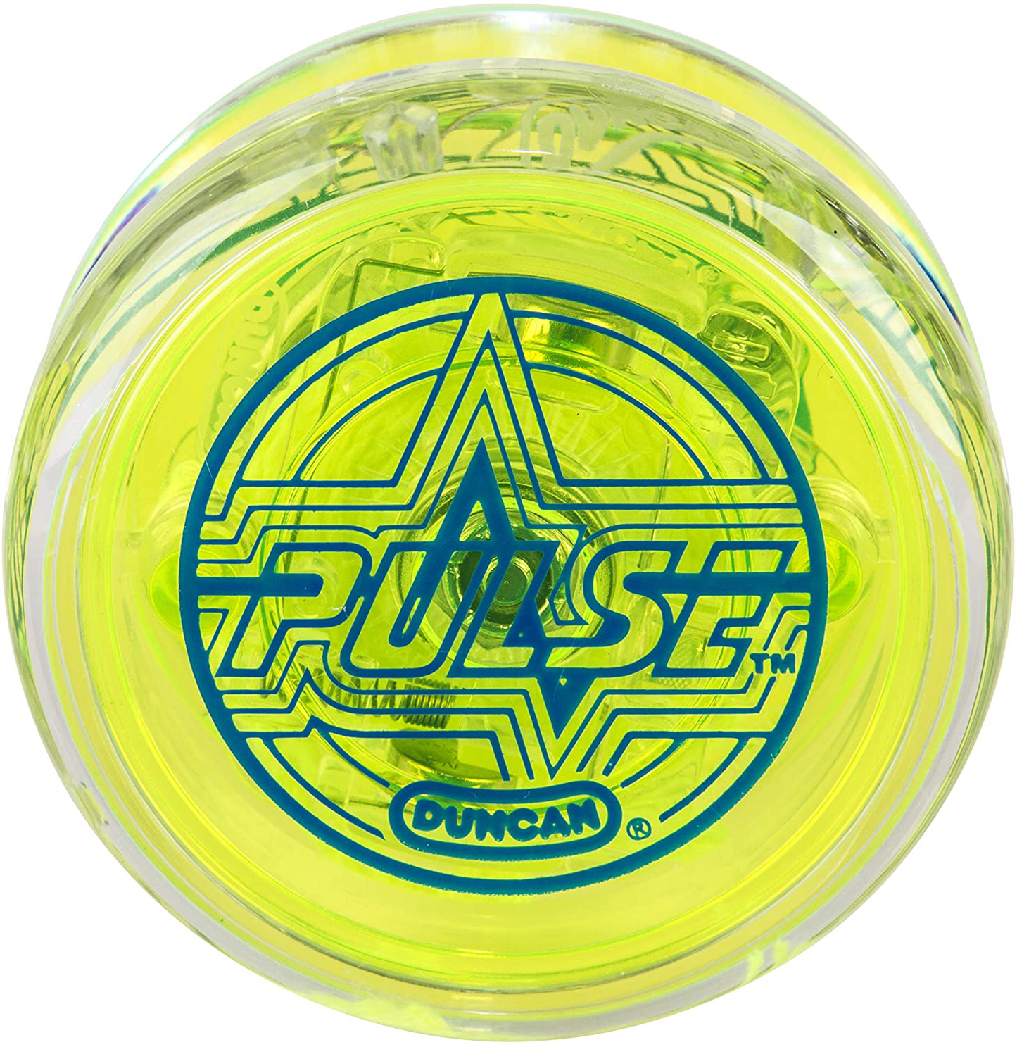 Skorter | Duncan Toys Pulse Led Light-Up Yo-Yo, Intermediate Level Yo-Yo With Ball Bearing Axle And Led Lights, Clear/Green