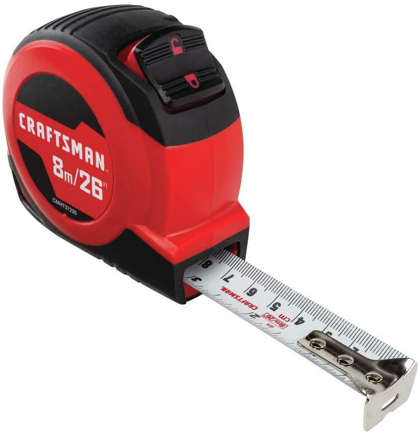 Skørter | CRAFTSMAN Measuring Tape, Self-locking, 25-Foot with Stud Finder, 3/4-Inch Depth and Torpedo Level, 9-Inch (CMHT82390, CMHT77633 & CMHT37225S)