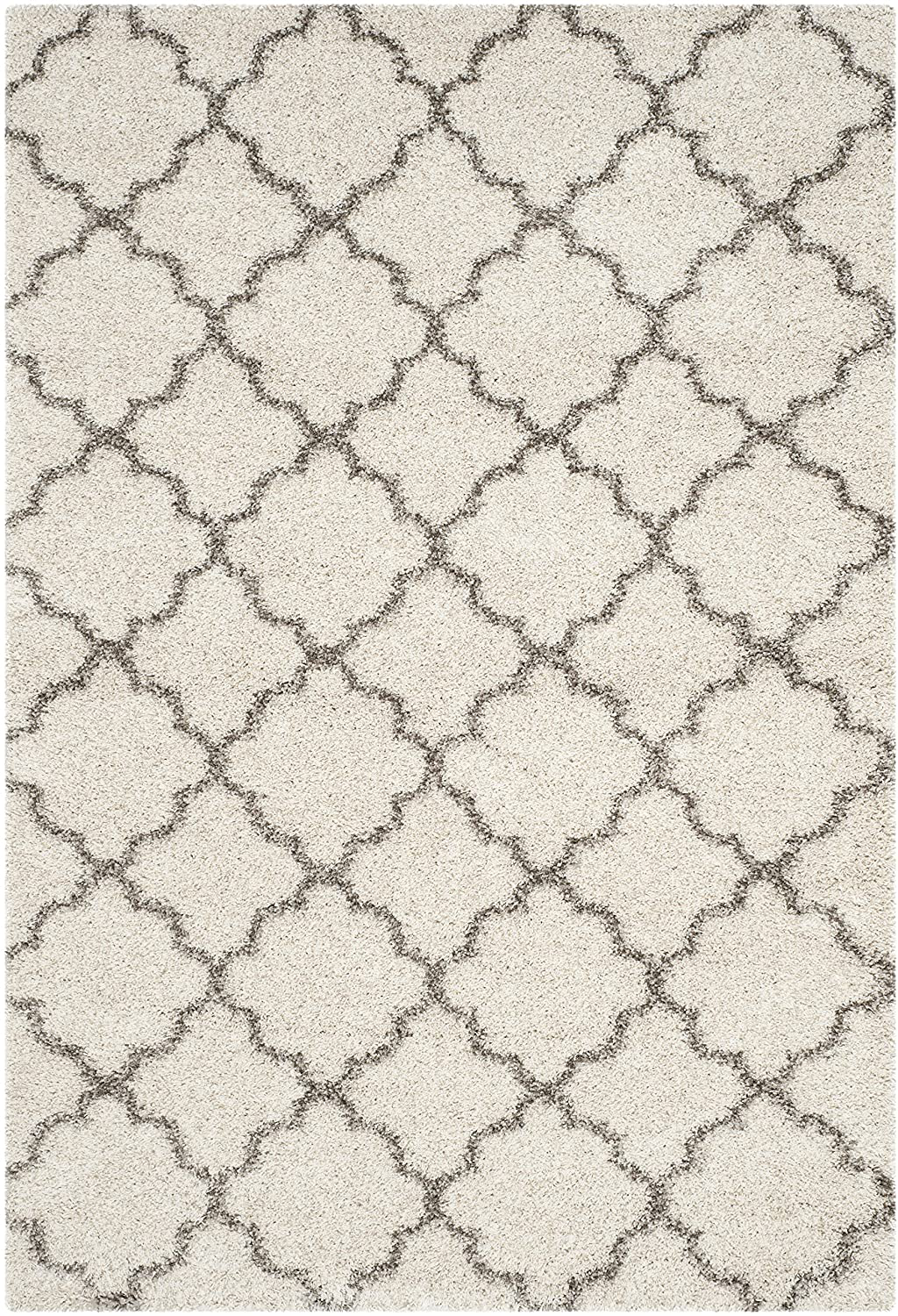 Skørter | SAFAVIEH Hudson Shag Collection SGH282L Moroccan Trellis Non-Shedding Living Room Bedroom Dining Room Entrance Plush 2-Inch Thick Accent Rug, 2' x 3', Slate Blue / Ivory