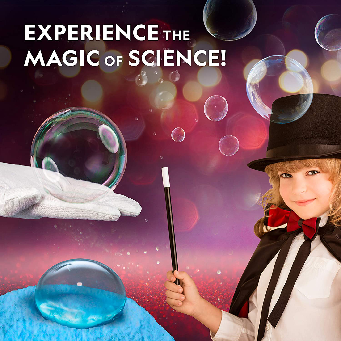 Skørter | NATIONAL GEOGRAPHIC Magical Chemistry Kit - Perform 10 Incredible Simple Tricks with Science, Create a Magic Show with White Gloves and Magic Wand