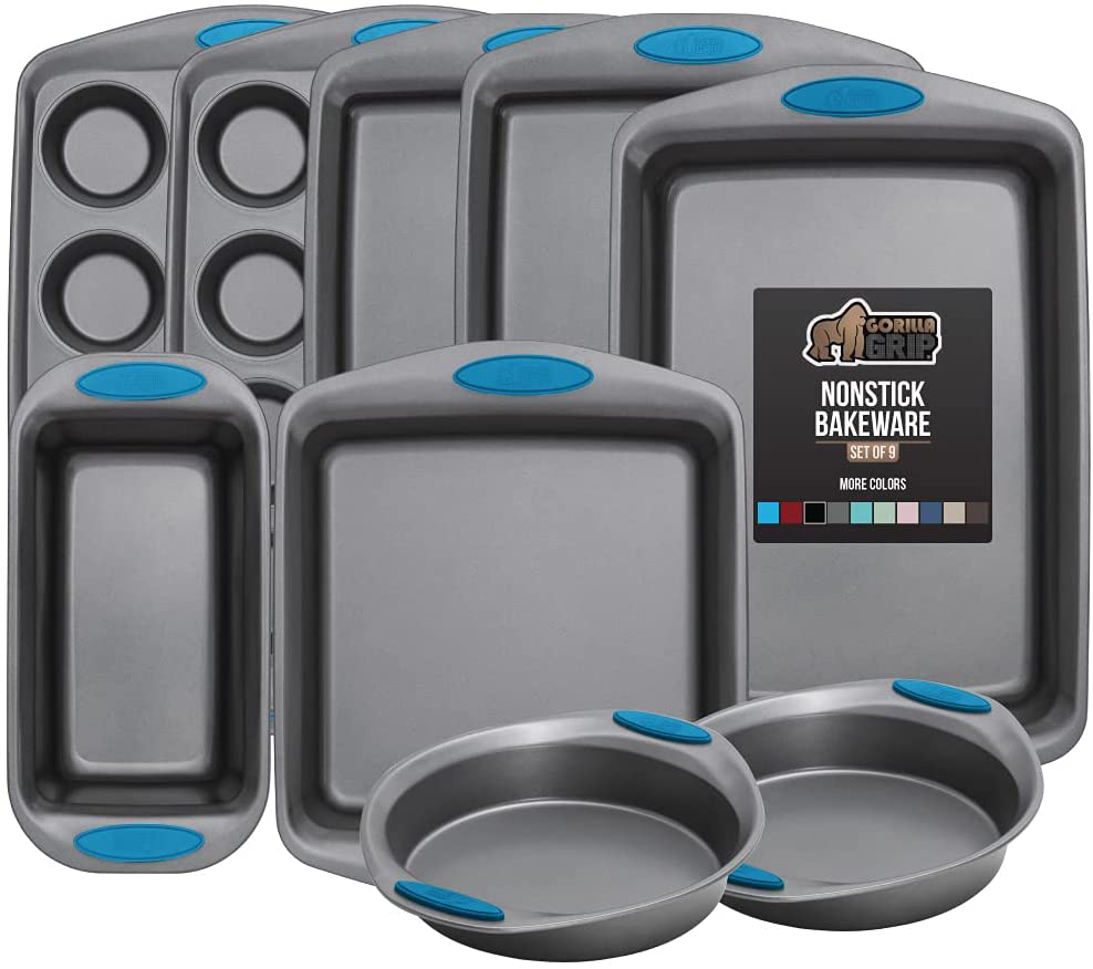 Skørter | Multipack Gorilla Grip Bakeware Sets, Nonstick, Heavy Duty Carbon Steel