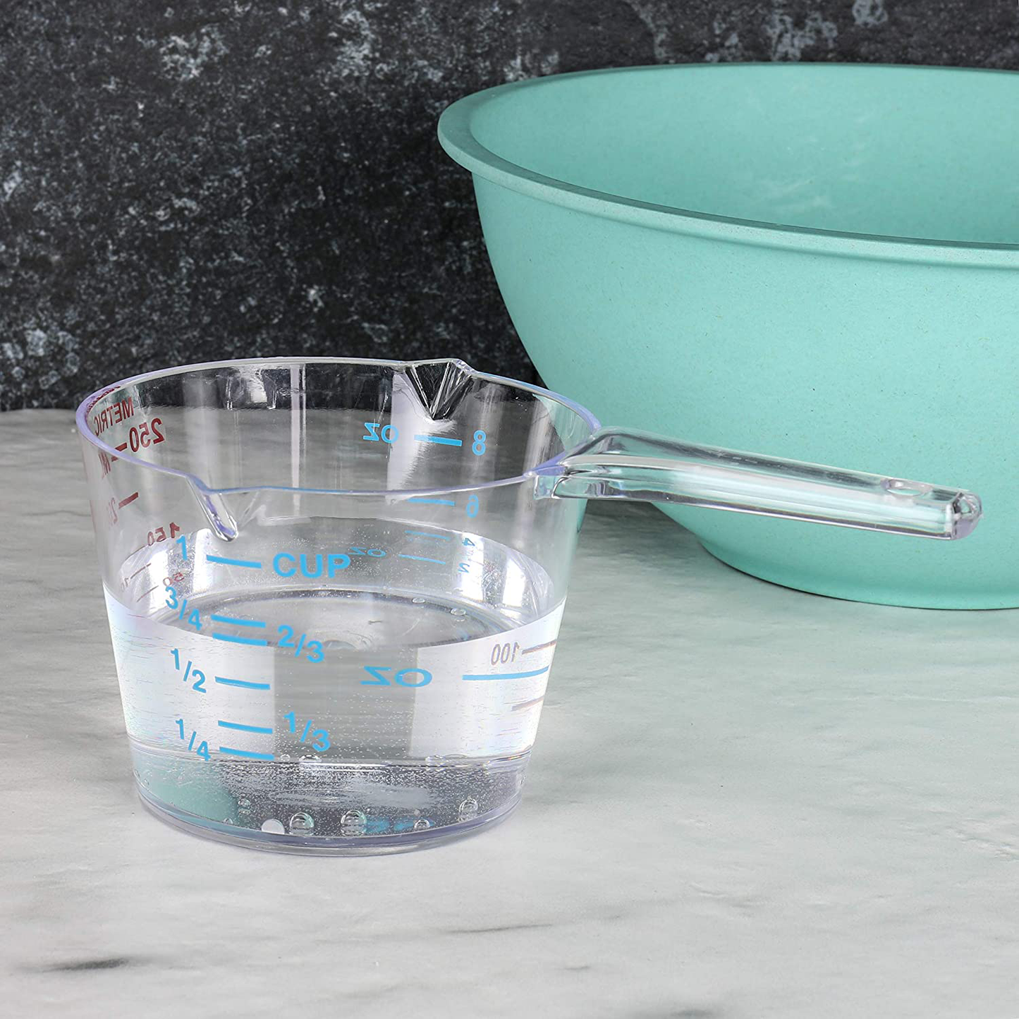 Skørter | Chef Craft Select Plastic Measuring Spoon, 2 Cups, Clear
