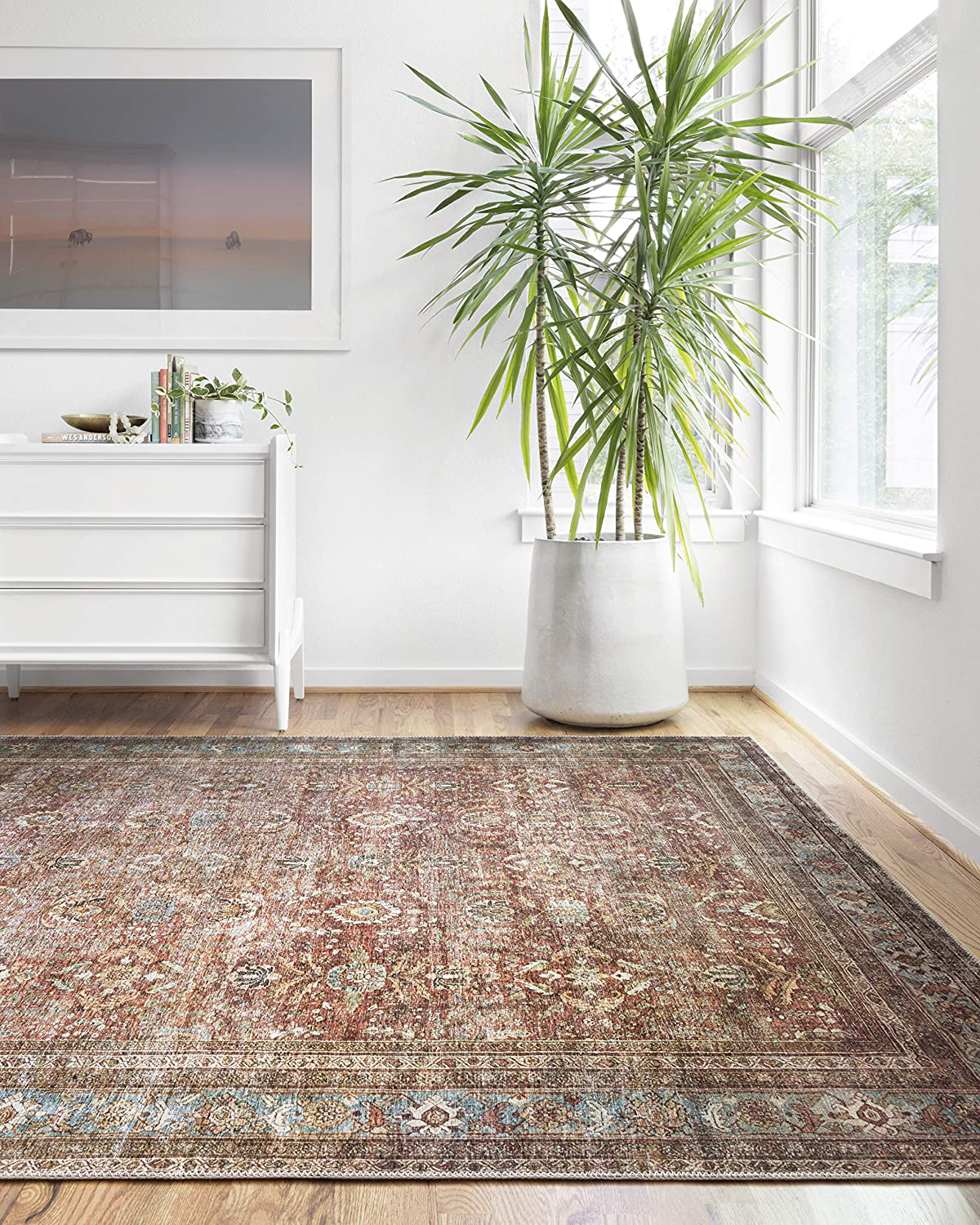 Skørter | Loloi II Layla LAY-02 Spice Traditional Runner Rug 2'-6" x 7'-6"