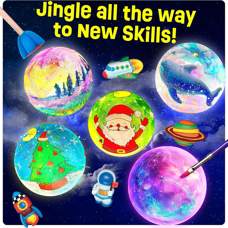 Skorter | Paint your own lamp kit - DIY 3D night light for kids