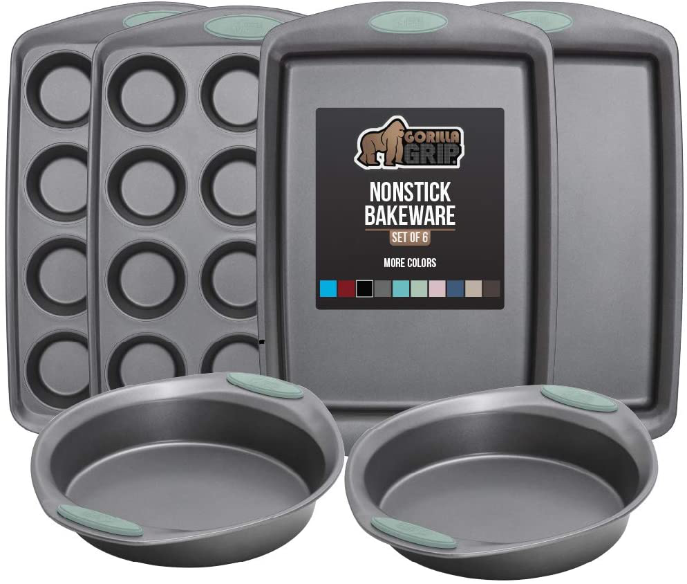 Skørter | Multipack Gorilla Grip Bakeware Sets, Nonstick, Heavy Duty Carbon Steel