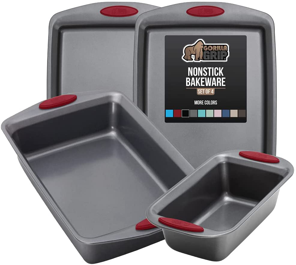 Skørter | Multipack Gorilla Grip Bakeware Sets, Nonstick, Heavy Duty Carbon Steel