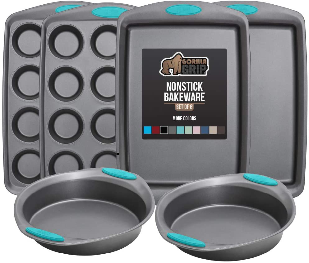 Skørter | Multipack Gorilla Grip Bakeware Sets, Nonstick, Heavy Duty Carbon Steel