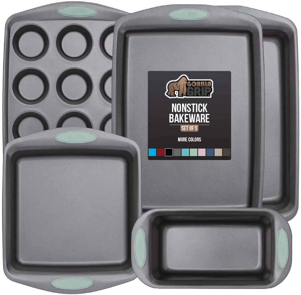 Skørter | Multipack Gorilla Grip Bakeware Sets, Nonstick, Heavy Duty Carbon Steel