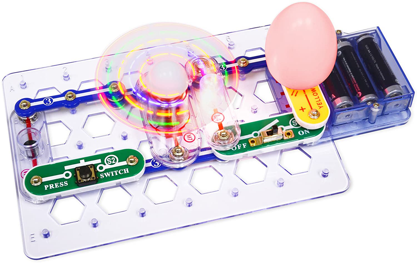 Skørter | Snap Circuits Beginner, Electronics Exploration Set, STEM Set For Age Group 5-9 (SCB-20)