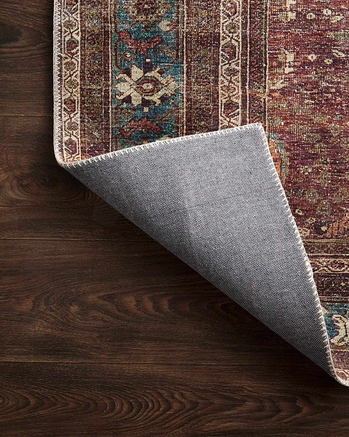 Skørter | Loloi II Layla LAY-02 Spice Traditional Runner Rug 2'-6" x 7'-6"