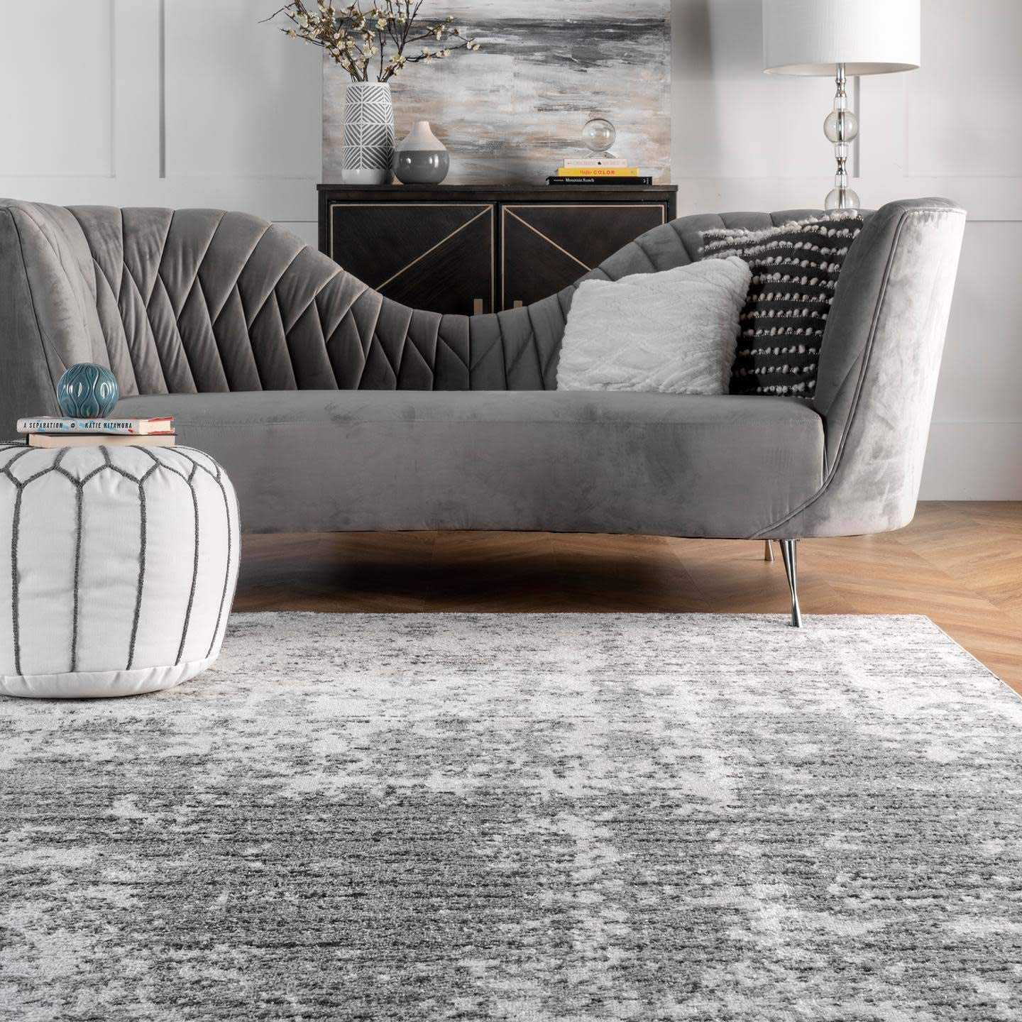 Skørter | nuLOOM Misty Shades Deedra Runner Rug, 2' 5" x 9' 5", Gray