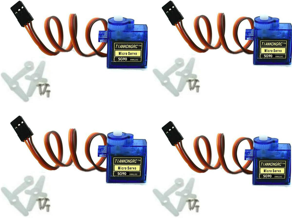 Skorter | 10Pcs SG90 9g Micro Servos for RC Robot Helicopter Plane Control Car Boat
