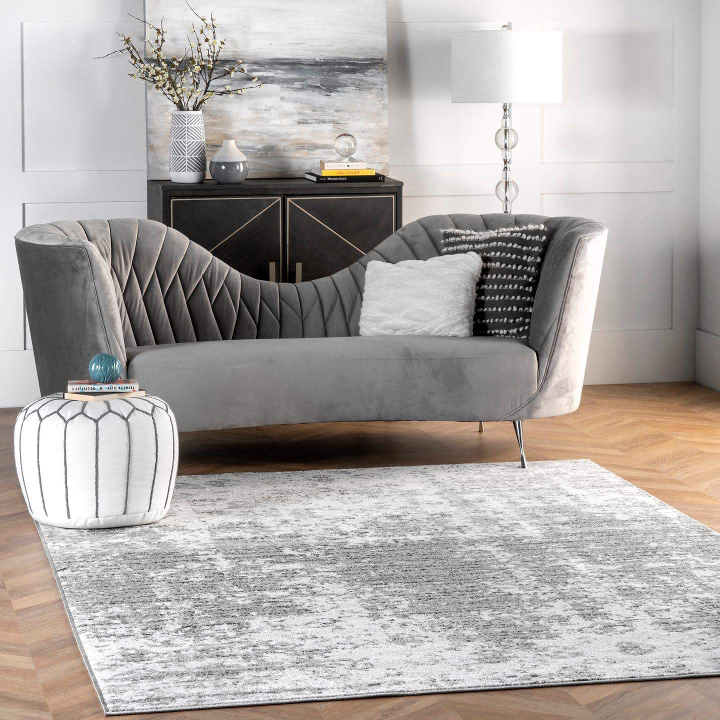 Skørter | nuLOOM Misty Shades Deedra Runner Rug, 2' 5" x 9' 5", Gray