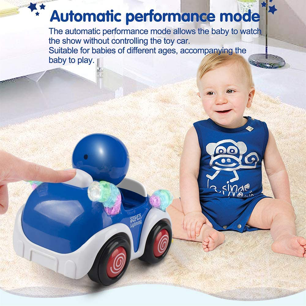 Skørter | RC Toys Remote Control Car for 1 2 3 4 5 6 Years Old Baby Toddler Kids STEM RC Cartoon Racing Car Toys for Kids with Music and Lights RC Car Christmas Birthday Gifts Boys Girls
