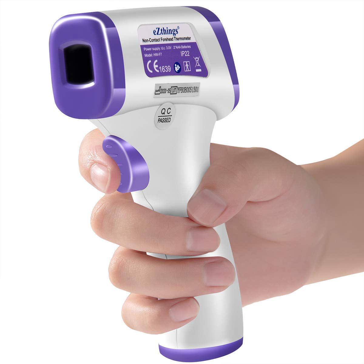 Skørter | Heavy Thermometer Infrared Forehead High Caliber Sensor No Contact with LCD Display for Medical Offices, Hospitals