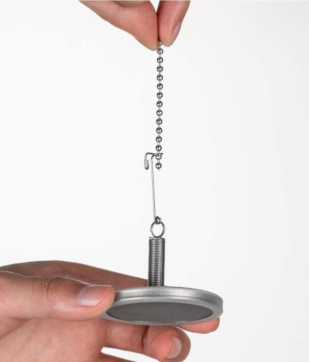 Skørter | Permanent Siphon/Syphon Coffee Filter for Hario Yama Siphon Coffee Maker and Other Syphon Coffee Makers, Stainless Steel & White Silicone Rubber, Model: A1