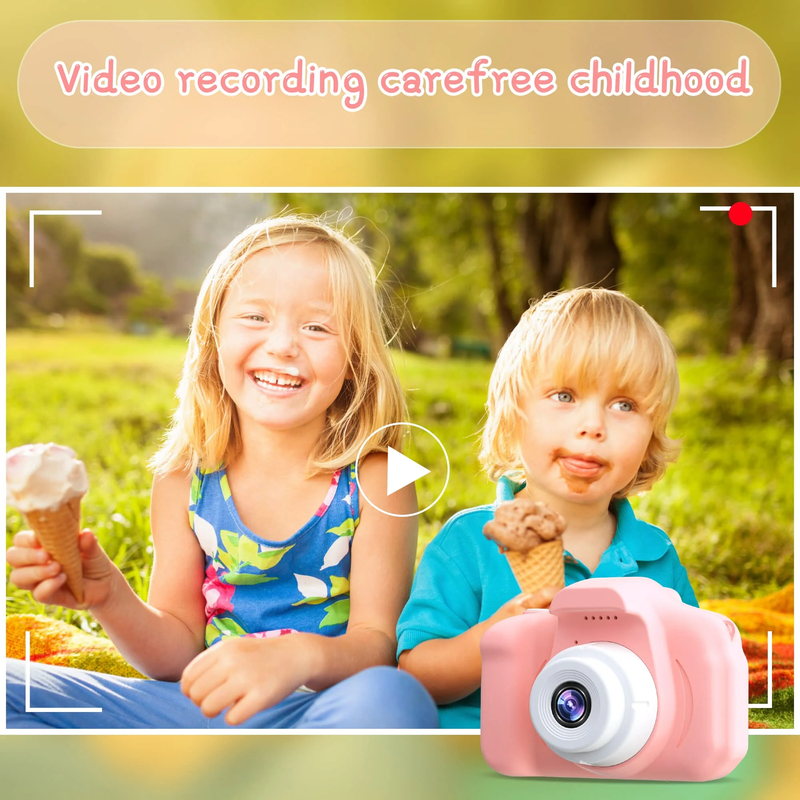 Skørter | Kids 1080P HD 20MP Digital Camera with 32GB SD card