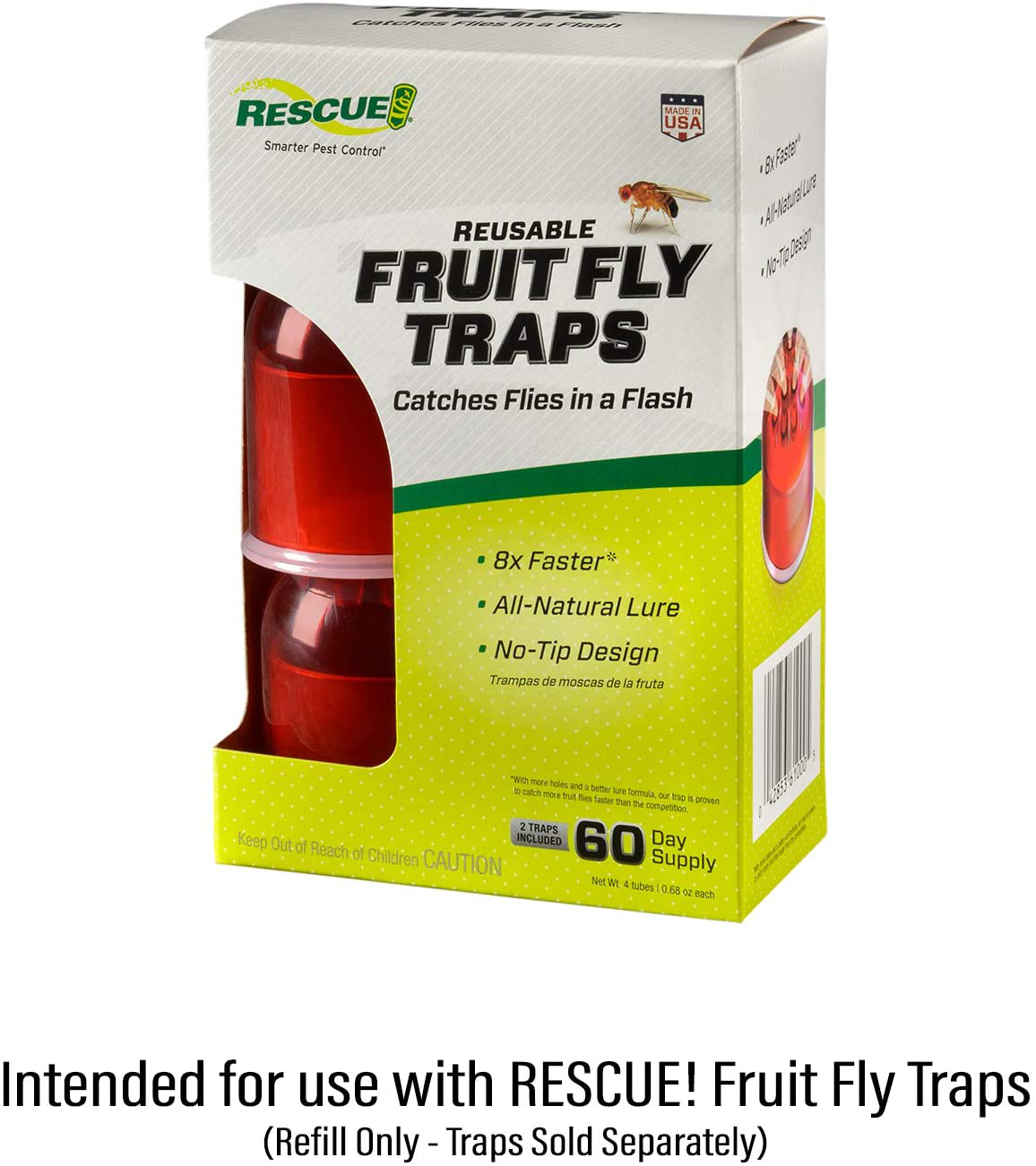 Skørter | RESCUE! Fruit Fly Trap Attractant Refill – 30 Days Supply – 10 Pack