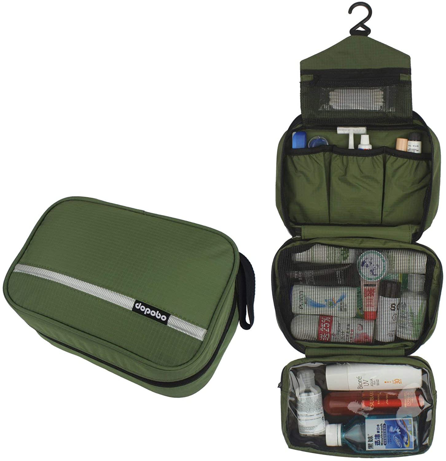 Skørter | Dopobo Travel Toilet Bag Portable Hanging Water-Repellent Wash Bag for Travel, Business Trip, Camping