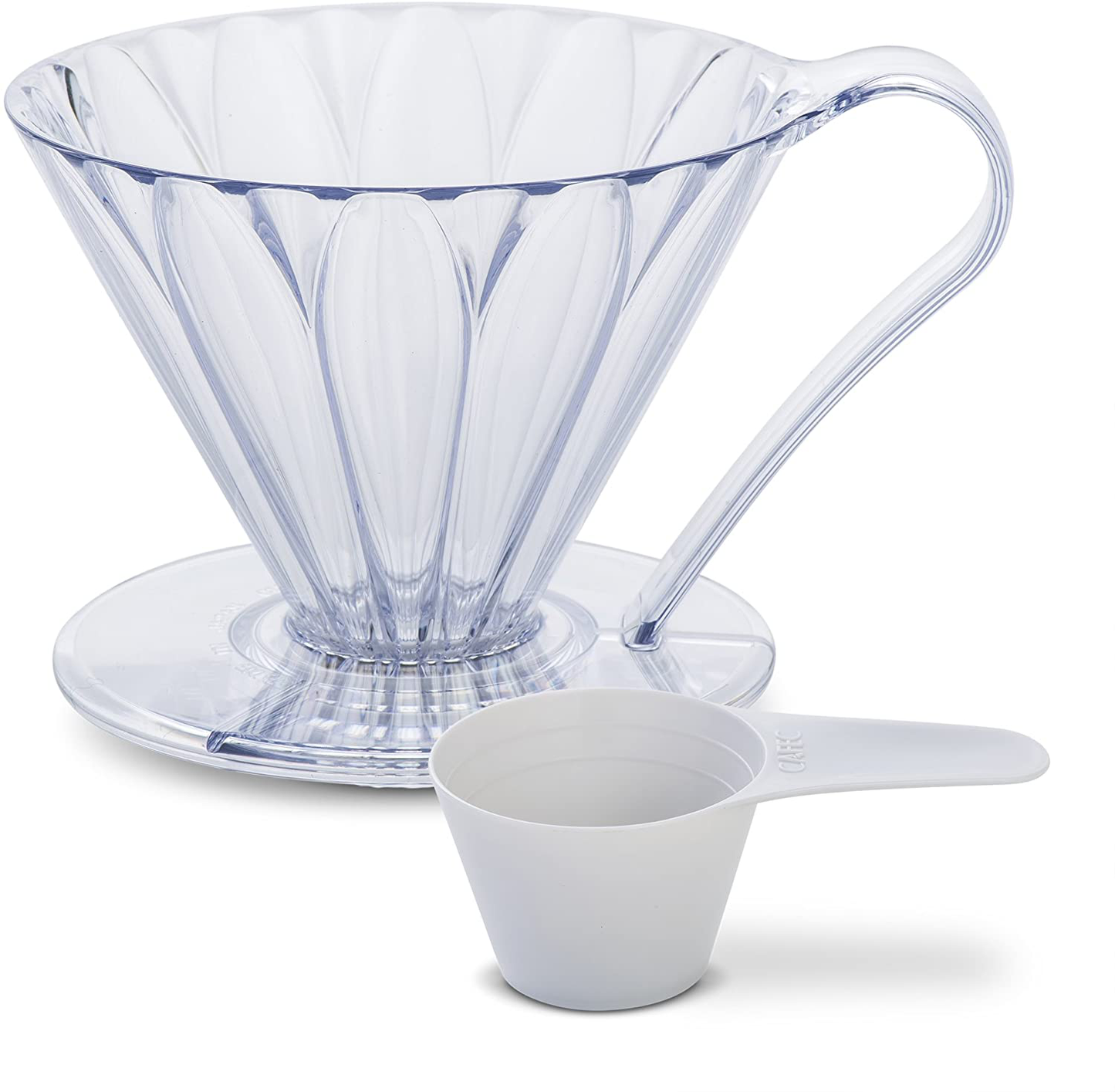 Skørter | Pour Over Coffee Dripper By Sanyo Sangyo: 1-to-4 Cup FLOWER SHAPED Brewer | Smart Drip Coffee Maker And Server | For Freshly Brewed Coffee | Elegant Smart Design For Better Brewing