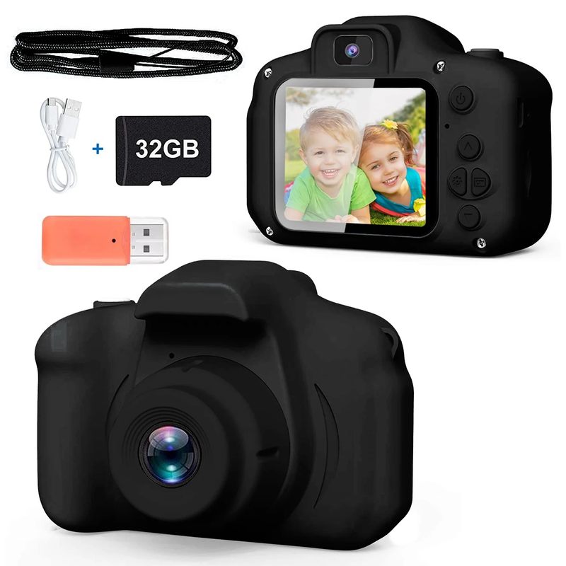 Skørter | Kids 1080P HD 20MP Digital Camera with 32GB SD card