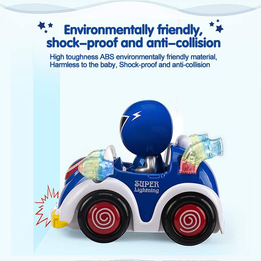 Skørter | RC Toys Remote Control Car for 1 2 3 4 5 6 Years Old Baby Toddler Kids STEM RC Cartoon Racing Car Toys for Kids with Music and Lights RC Car Christmas Birthday Gifts Boys Girls
