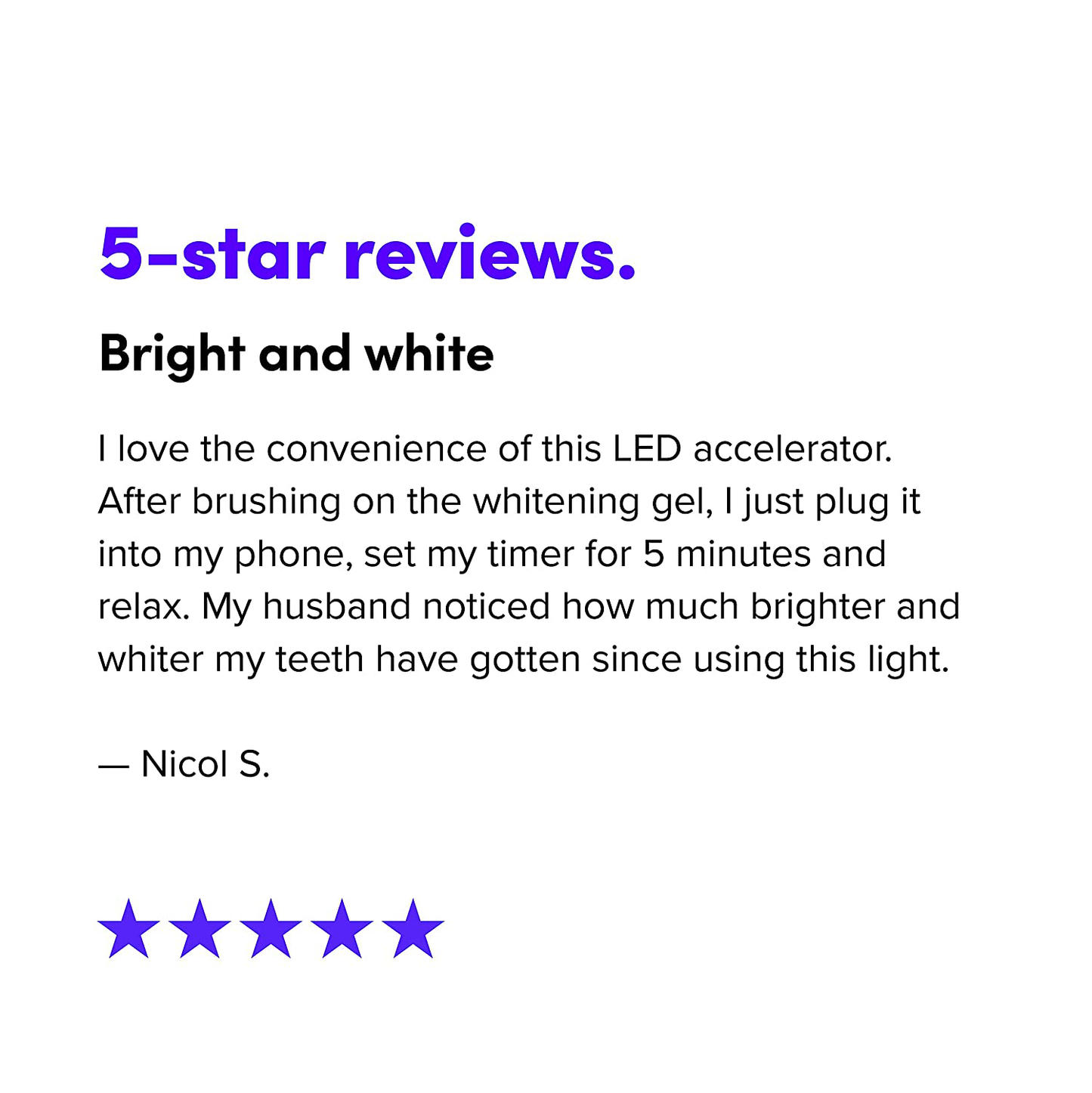 Skorter | Smiledirectclub Teeth Whitening Led Accelerator Light - Whiter Teeth Faster - Use With Smiledirectclub Premium Teeth Whitening