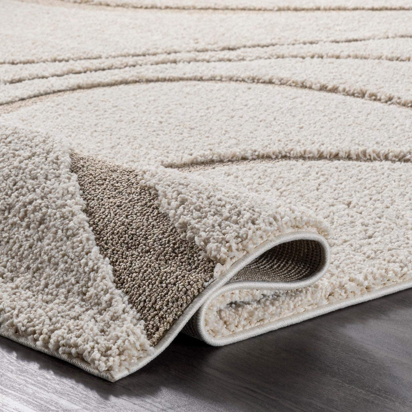 Skørter | nuLOOM Carolyn Cozy Soft & Plush Shag Rug, 4' Square, Cream