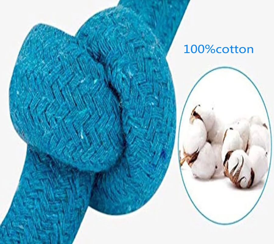 Skorter | 12 Pack Dog Dental Toys for Large Dogs - Aggressive Chewers, 100% Cotton for Teeth Cleaning