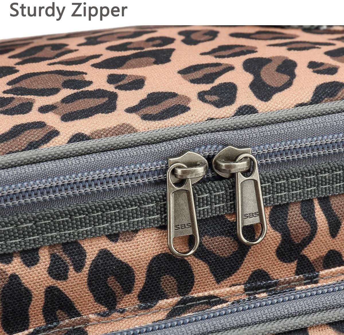 Skorter | Flowfly Insulated Reusable Lunch Box Adult Large Lunch Box For Women And Men With Adjustable Shoulder Strap Front Zipper Pocket And Double Large Mesh Pockets, White And Black Stripe