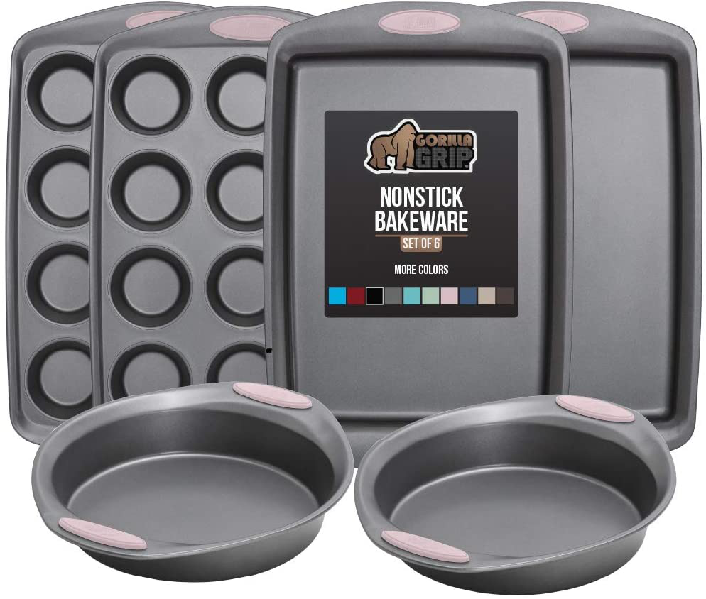 Skørter | Multipack Gorilla Grip Bakeware Sets, Nonstick, Heavy Duty Carbon Steel