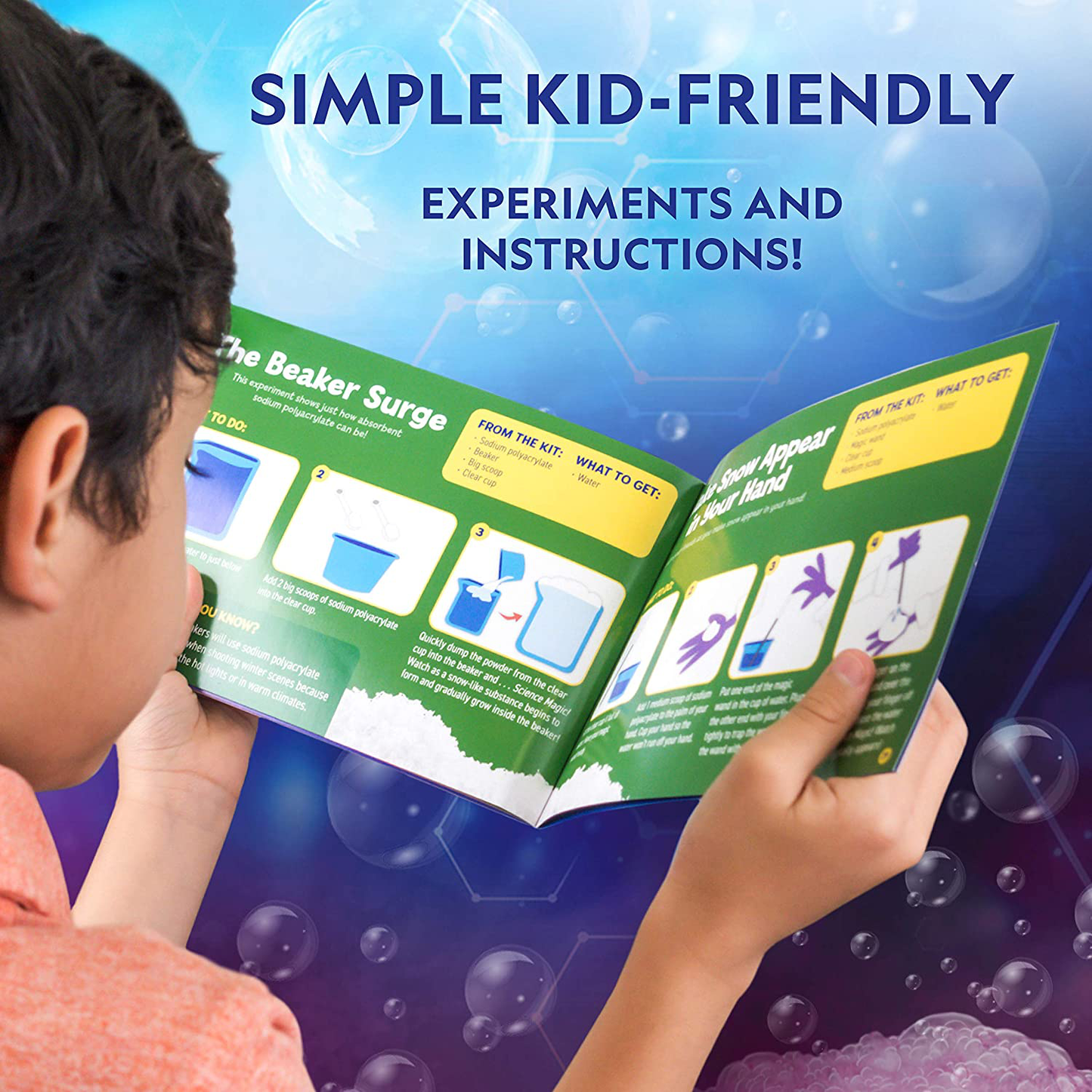 Skørter | NATIONAL GEOGRAPHIC Magical Chemistry Kit - Perform 10 Incredible Simple Tricks with Science, Create a Magic Show with White Gloves and Magic Wand