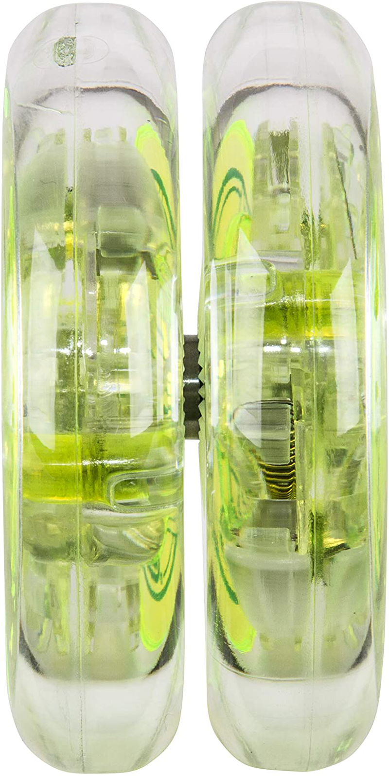 Skorter | Duncan Toys Pulse Led Light-Up Yo-Yo, Intermediate Level Yo-Yo With Ball Bearing Axle And Led Lights, Clear/Green