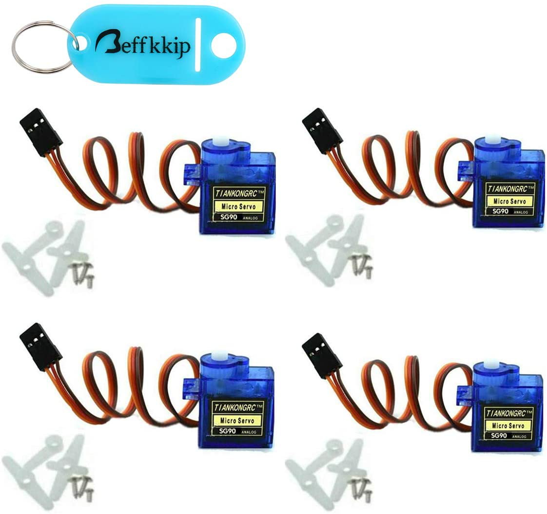 Skorter | 10Pcs SG90 9g Micro Servos for RC Robot Helicopter Plane Control Car Boat