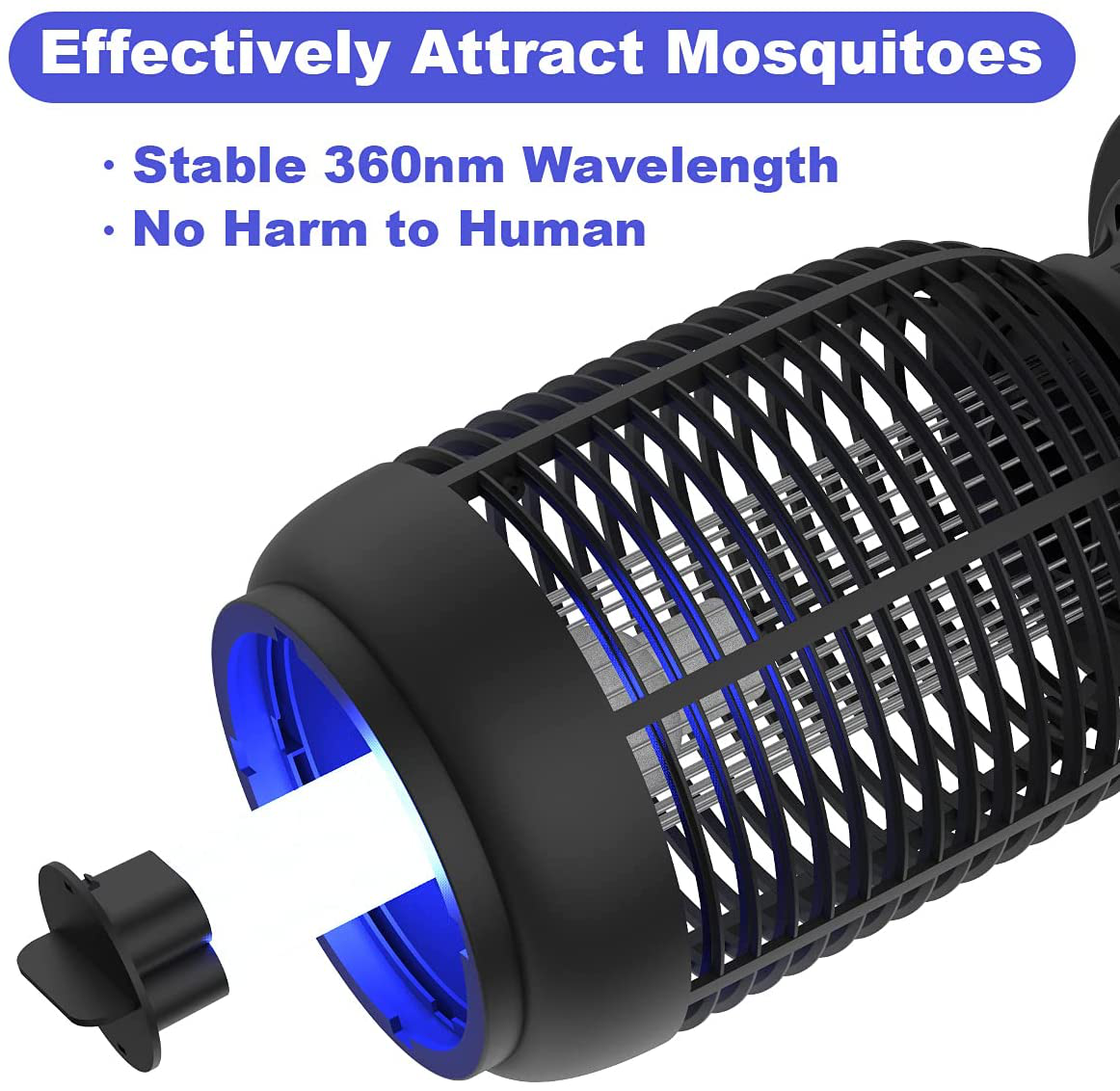 Skørter | Bug Zapper Electric Mosquito Zapper Mosquito Killer Outdoor and Indoor Insect Fly Traps UV Insect Catch Insect Killer Mosquito Pest Attracting Trap for Home Patio Backyard Round