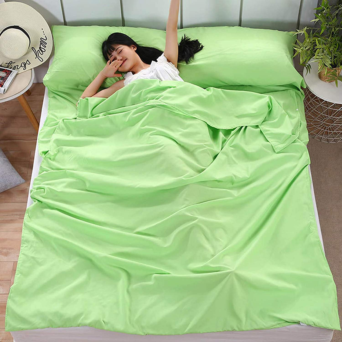 Skørter | Camping Sleeping Pad Lightweight Portable Clean Travel Sheet Bag for Hotel Train Trip Hiking Camping Outdoor Picnic