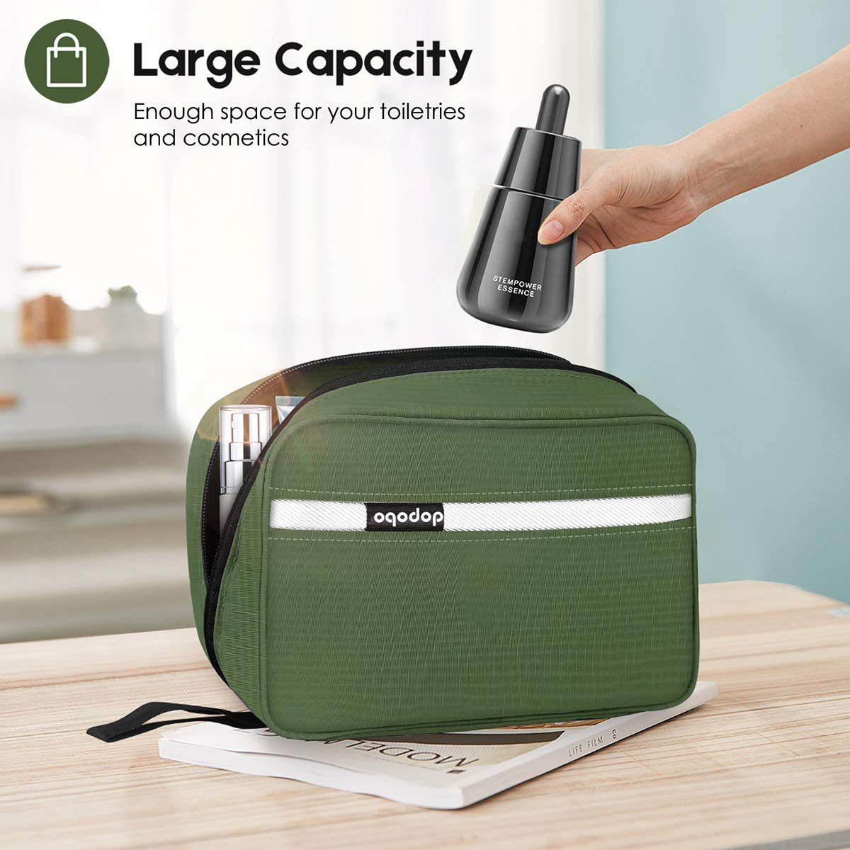 Skørter | Dopobo Travel Toilet Bag Portable Hanging Water-Repellent Wash Bag for Travel, Business Trip, Camping