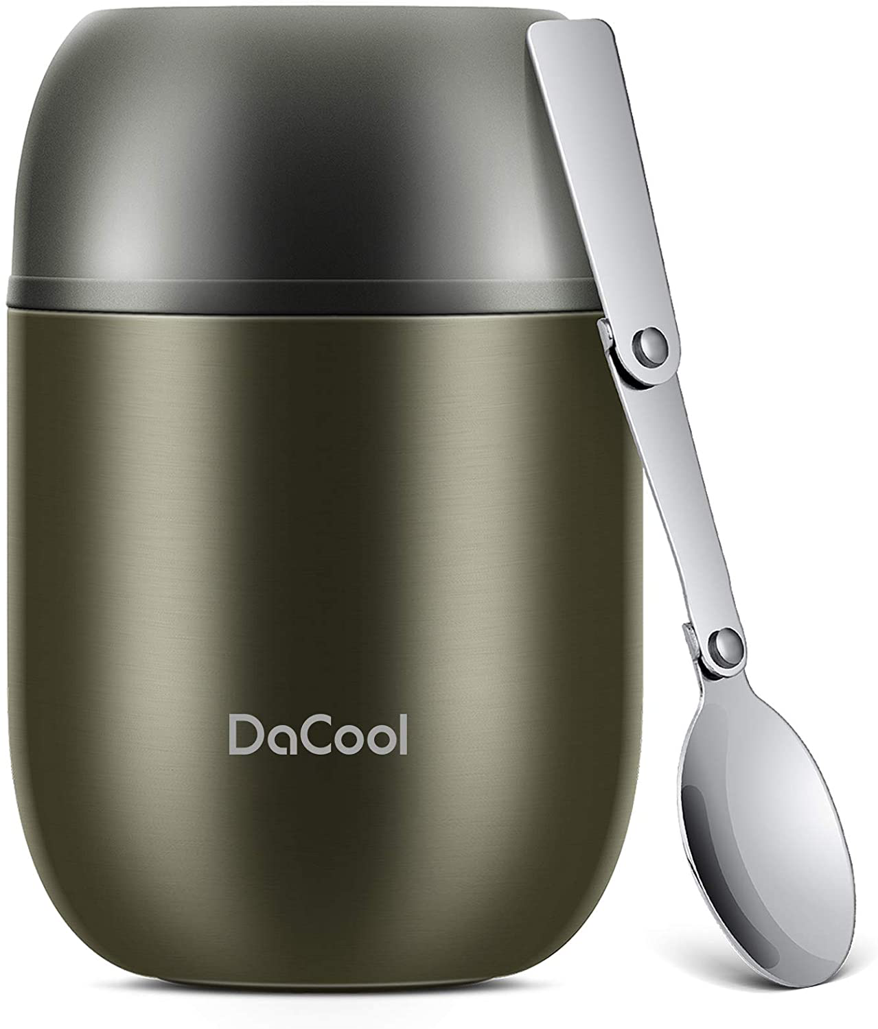 Skørter | DaCool Insulated Lunch Container Hot Food Jar 16 oz Stainless Steel Vacuum Bento Lunch Box for Kids Adults with Spoon Leak Proof Hot Cold Food for School Office Picnic Travel Outdoor - Cyan Blue